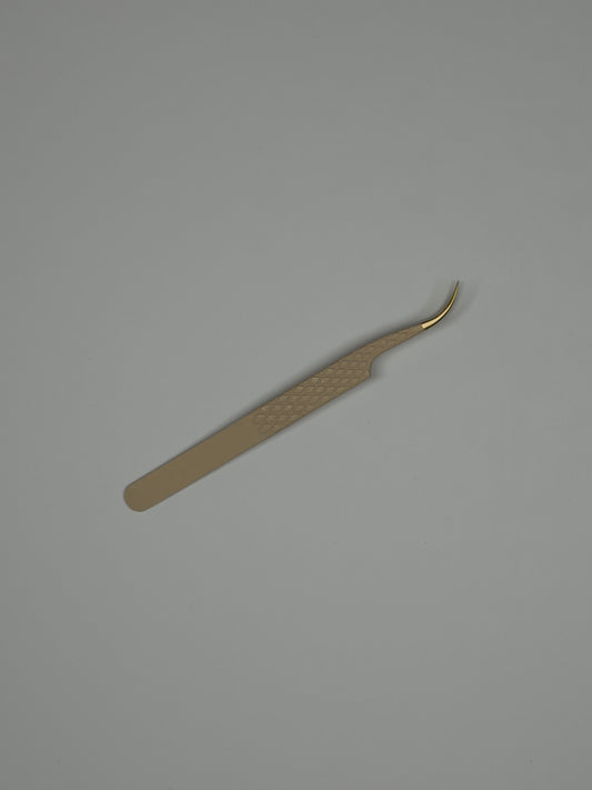 Pinzette mit Fiber Tip curvy 05