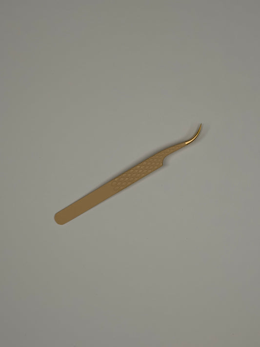 Pinzette mit Fiber Tip curvy 05